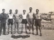 Dennis Tidswell. RAF Malta Boxing Team. 1943