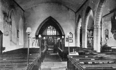 Interior of Holy Cross Church, Cowbridge