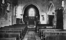 Interior of St. John the Baptist Church,...