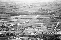 Aerial views of Barry, Behind Broad Street 