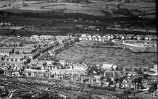 Aerial views of Barry, Trinity Street and...