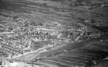 Aerial views of Barry, No. 2 Dock and Cadoxton