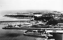 Aerial views of Barry, The Foreshore