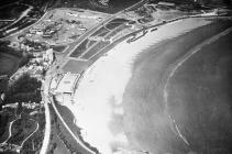 Aerial view of Whitmore Bay, Barry Island 