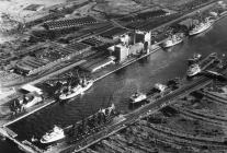 Aerial View of Barry No.2 Dock and Ranks Mill