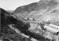 Construction of Caban Coch Dam