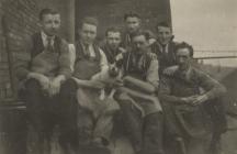  Abbey Papermill workers with dog