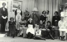 Cast of school production of 'The...