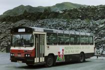 Bus promoting Merthyr Tydfil Urdd Eisteddfod,...