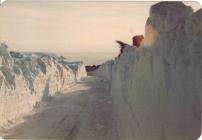 Snow between Penycwm and Newgale, 1978