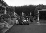 Students in the Pompiian Garden Dyffryn nr. St....