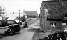 East Aberthaw Village with a Ford Model A Van 1930