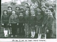 Under-12s choir from Ysgol Ysbyty Ystwyth