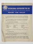 1965 UNA Wales International Co-operation Year