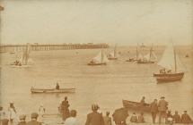 Members of Llandudno Sailing Club sailing in...