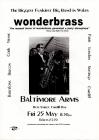 Wonderbrass poster for Baltimore Gig 25th May