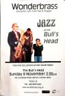 Wonderbrass flyer for Gig at the Bull's Head