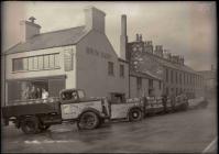 Glass negative: Bryn Dairy, Holyhead