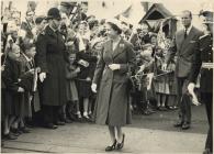 Photograph: Queen Elizabeth II visiting Beaumaris