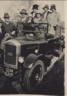 A Singer Car owned by Mr Mrs Price of Halkyn, 1927