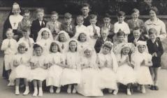 First Communion at St. Winefrides, Holywell, 1965