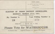 Election of urban district councillors,...