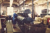 Spinning room Holywell Textile Mill, 1988