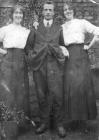 Tom Hayden and sisters 1912.