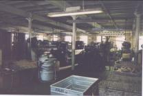 Weaving room Holywell Textile Mill, 1988