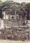 Cruck arch frame at Basingwerk Abbey