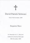 David Schwarz's Requiem Mass Service.