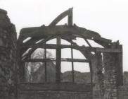 Farm house Basingwerk Abbey - showing beams ...