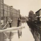 Flooding at Flint Courtaulds in background.