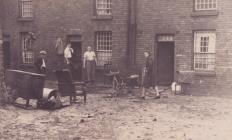 Flooding at Foundry Yard in 1948