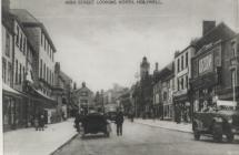 High Street Holywell looking North.