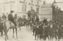 Hunt meeting at Kings Head Hotel, Holywell,...