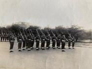 RWF on Guard at the Royal Palace Tokyo 1946....