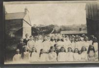 Côr Ysgol Sul Capel Rehoboth, 1908