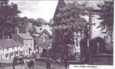 Well Hill Holywell in 1910, showing cottages as...