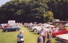 Yesteryear Rally - showing vintage cars.