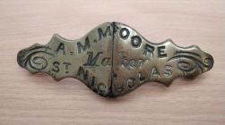 Vale of Glamorgan saddle maker's plate 