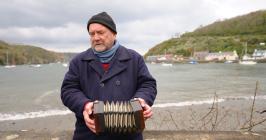 Gary Jones playing accordion, Lower Town...