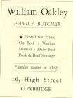 16 High Street William Oakley butcher ca 1930