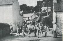 Llanblethian Castle Hill 1955