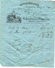 Receipt from Rhydyronen House Tregaron 1883