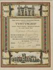 Chapel Certificate of Lizzie Rees 1929