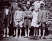 Various photos of Cwmystwyth school 1957