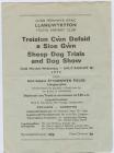 Sheep Dog Trial Programme Llangwyryfon