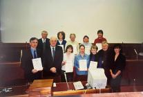 Gwynedd Libraries Staff receiving their ECDL...