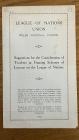 1925 LNU Suggestions for the Consideration of...